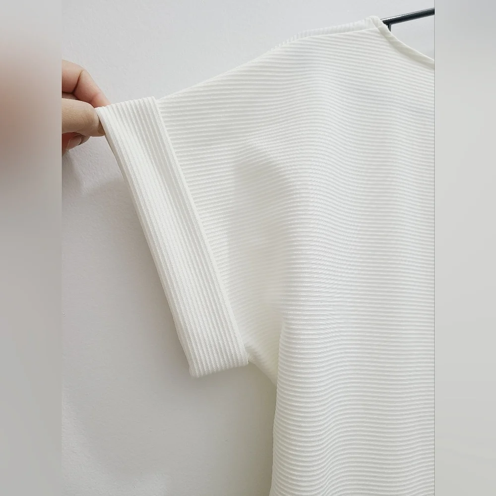 Express Blouse White with Waist Tie Detail - Size S​ - Picture 6 of 6